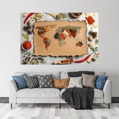 Obraz na płótnie w salonie