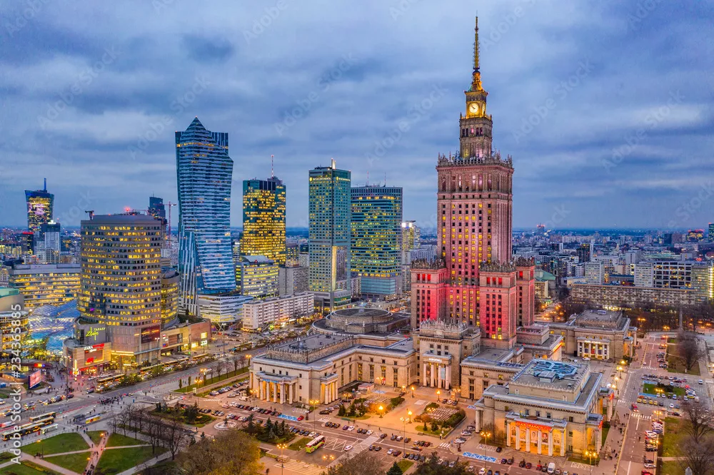 Fototapeta na płótnie - Warszawa