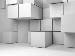 Fototapeta  Nowoczesna Minimalistyczna Kompozycja 3D