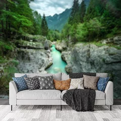 Obraz na płótnie w salonie