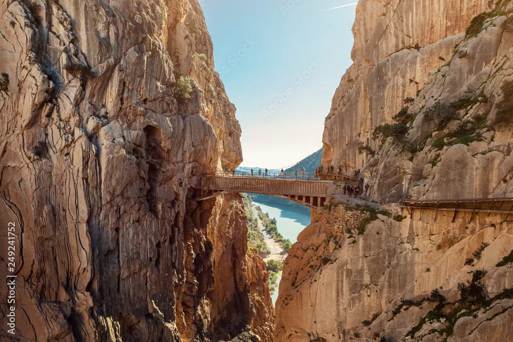 Obraz Przejście przez Kanion El Caminito del Rey