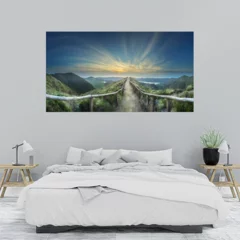 Obraz na płótnie w sypialni