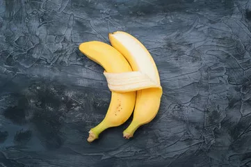 Obraz przytulone dwa banany