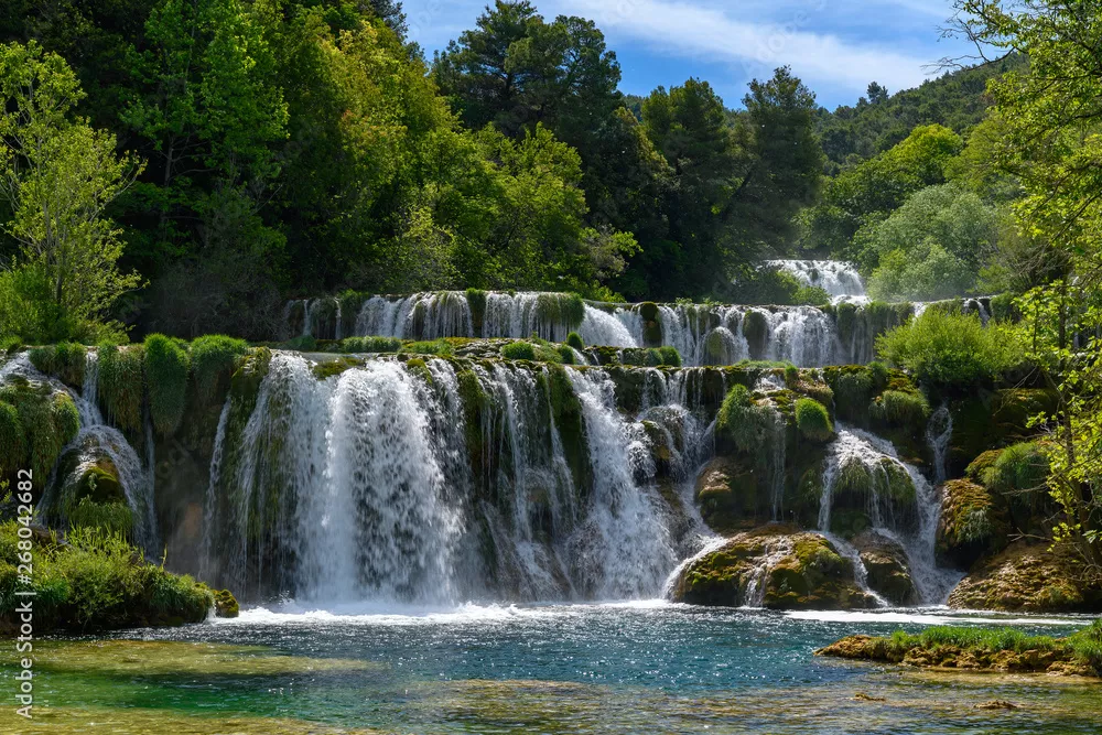 Fototapeta Wodospady Krka, Chorwacja