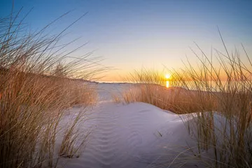 Fototapeta Zachód słońca na plaży