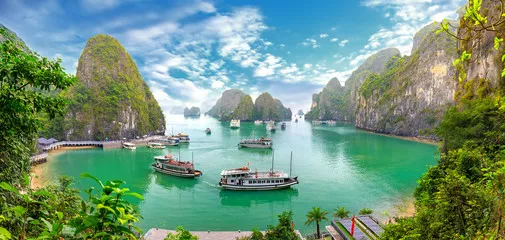 Obraz widok na zatokę Halong
