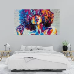 Obraz na płótnie w sypialni