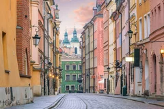 Obraz Urokliwe Uliczki Starówki w Warszawie