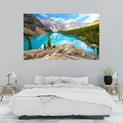 Obraz na płótnie w sypialni