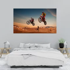 Obraz na płótnie w sypialni