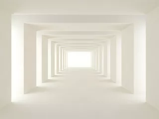 Fototapeta tunel światła
