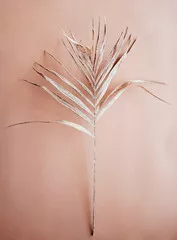 Obraz Minimalistyczna Grafika Liścia Palmy