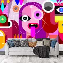 Obraz na płótnie w salonie