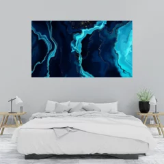 Obraz na płótnie w sypialni