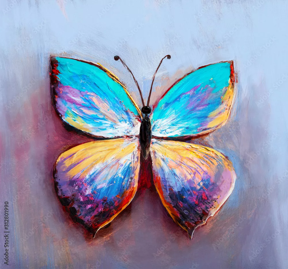 Fototapeta abstrakcyjny motyl