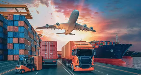 Fototapeta Transport i logistyka.