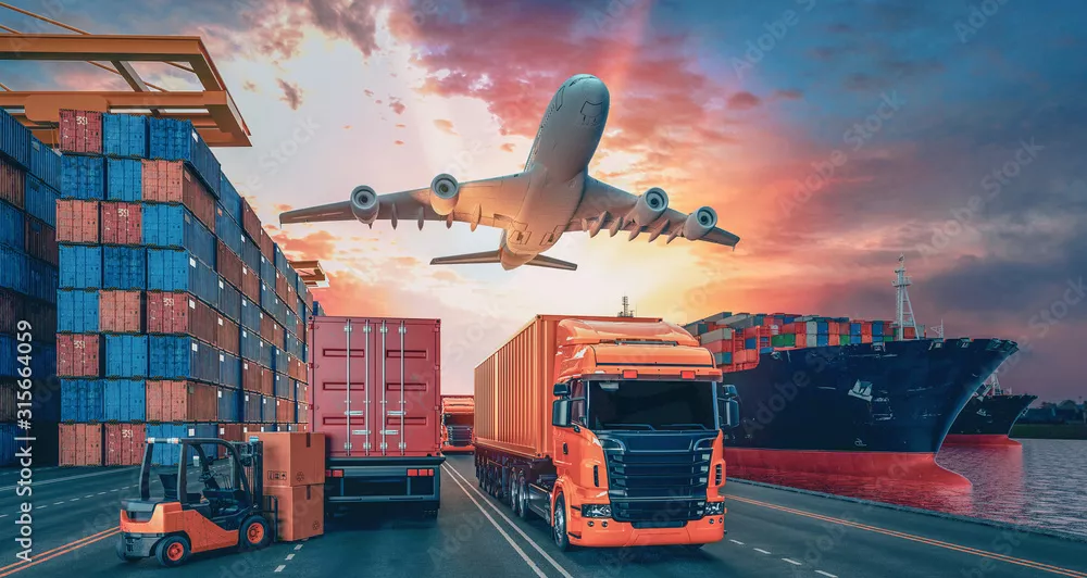 Fototapeta Transport i logistyka.
