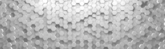 Fototapeta Nowoczesna Mozaika Hexagonalna: Minimalistyczny Design 3D
