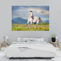 Obraz na płótnie w sypialni