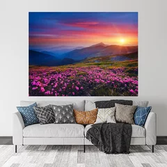 Obraz na płótnie w salonie