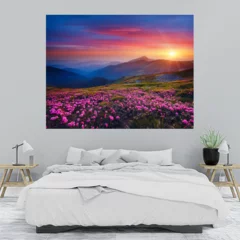 Obraz na płótnie w sypialni