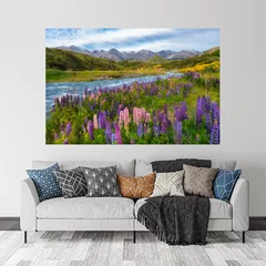 Obraz na płótnie w salonie