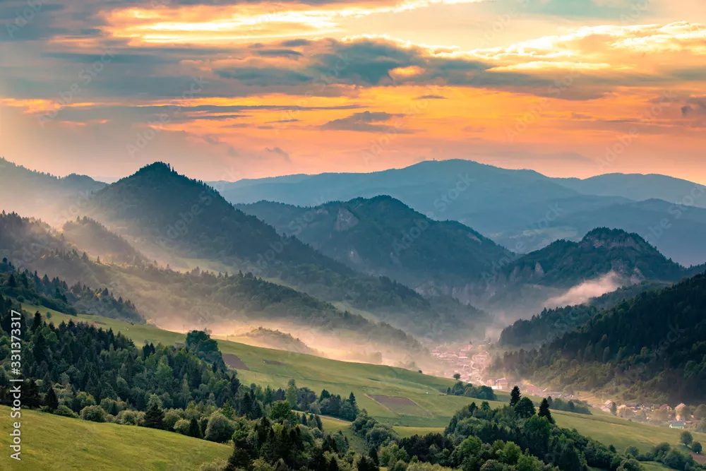 Fototapeta Pieniny - Góry Carpatów