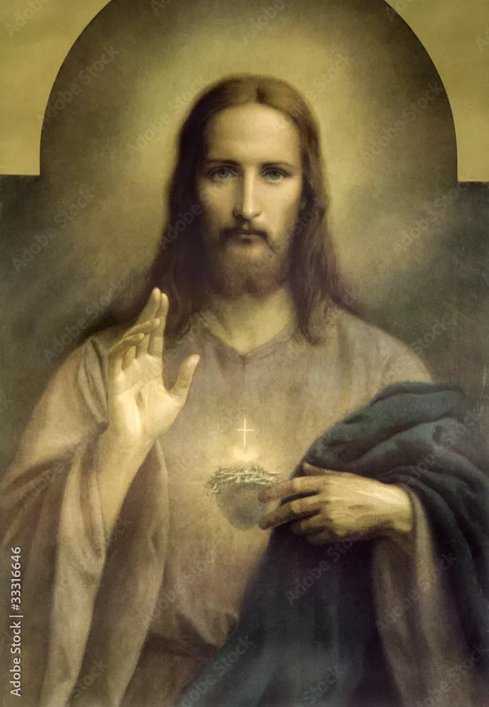 Fototapeta serce Jezusa Chrystusa