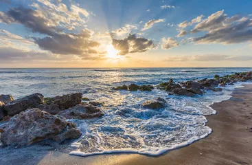 Fototapeta Magiczny Zachód Słońca nad Oceanem