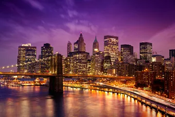 Fototapeta Nowy Jork Manhattan Pont de Brooklyn