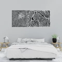 Obraz na płótnie w sypialni