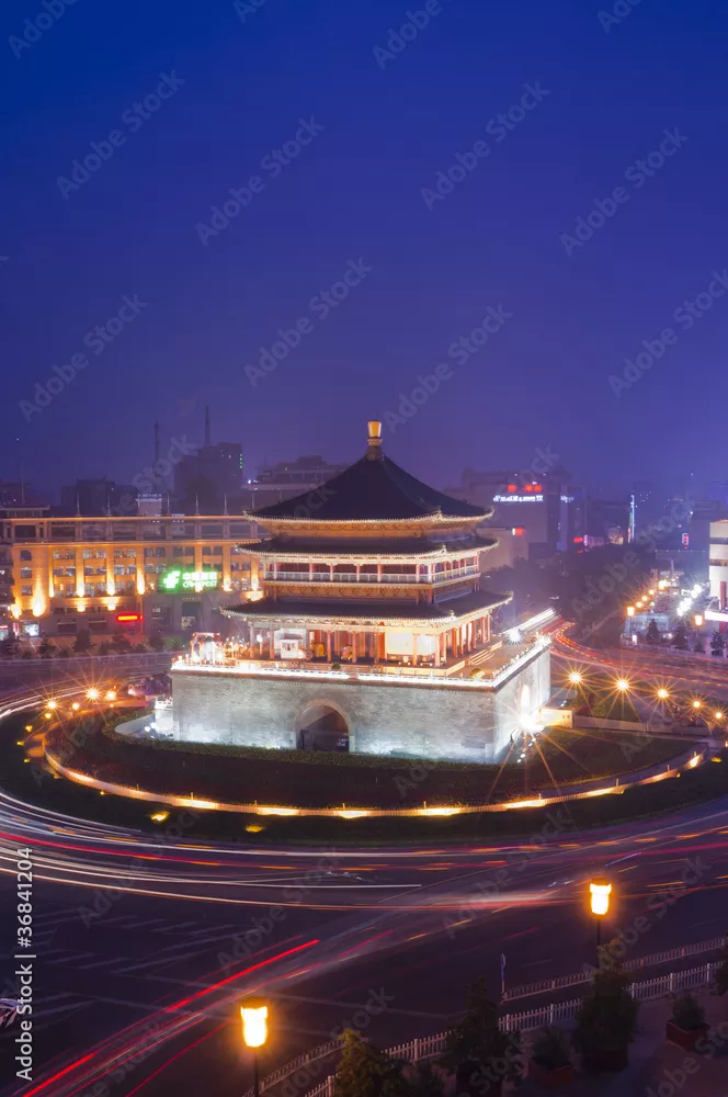 Fototapeta Dzwonnica w Xi\'an