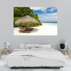 Obraz na płótnie w sypialni