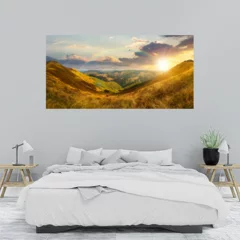 Obraz na płótnie w sypialni