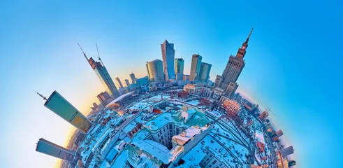 Obraz Warszawa w Perspektywie Małej Planety