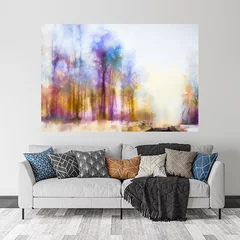 Obraz na płótnie w salonie