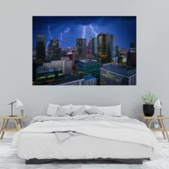 Obraz na płótnie w sypialni