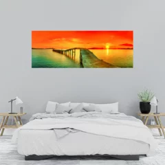 Obraz na płótnie w sypialni