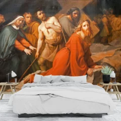 Obraz na płótnie w sypialni