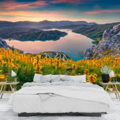 Obraz na płótnie w sypialni