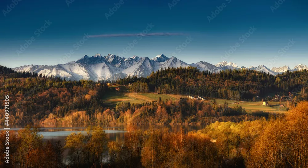 Fototapeta Panorama na Tatras