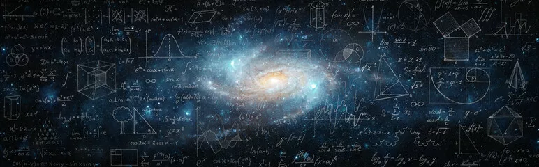 Fototapeta Kosmiczna Matematyka: Odkryj Tajemnice Wszechświata