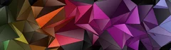 Fototapeta Dynamiczna Geometria: Kolorowy Świat Wielokątów