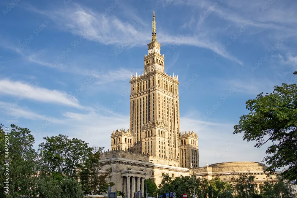 Obraz Warszawski Pałac Kultury i Nauki - Ikona Miejskiego Krajobrazu