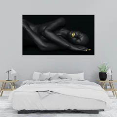 Obraz na płótnie w sypialni