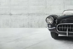 Obraz Elegancja Klasycznego Stylu: Ikona Motoryzacji