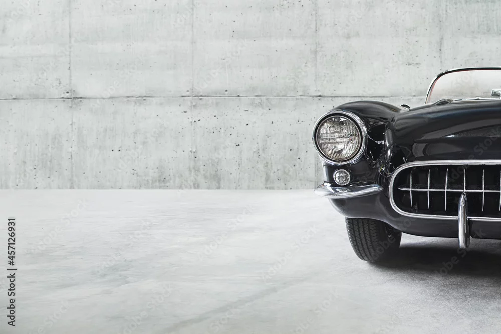 Obraz Elegancja Klasycznego Stylu: Ikona Motoryzacji