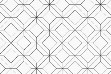 Fototapeta Streszczenie Wzór tło, prosty wektor geometryczny, czarno -biały