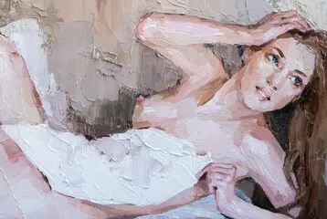 Obraz Impresjonistyczny Portret Kobiety