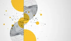 Obraz Geometryczne Inspiracje: Harmonia Form i Przestrzeni